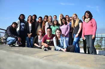 Group photo of international student group